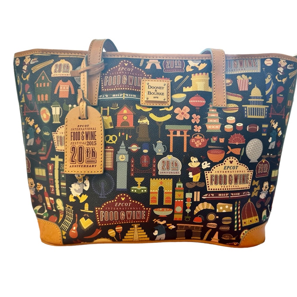 EPCOT International Food &Wine Festival 20th Anniversary Dooney  & Bourke Bag